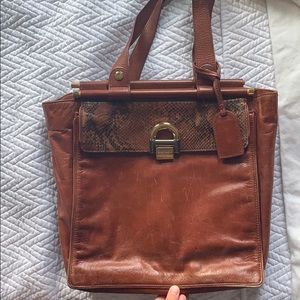 Badgley Mischka leather bag
